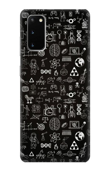 W3426 Noirboard sciences Etui Coque Housse et Flip Housse Cuir pour Samsung Galaxy S20