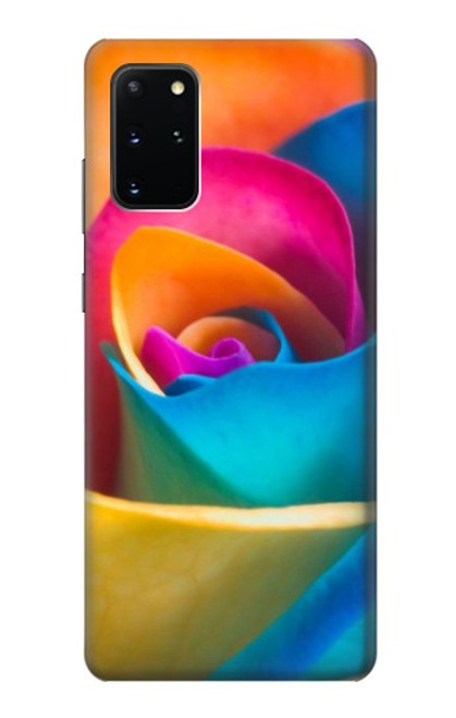W1671 Arc en ciel coloré Rose Etui Coque Housse et Flip Housse Cuir pour Samsung Galaxy S20 Plus, Galaxy S20+