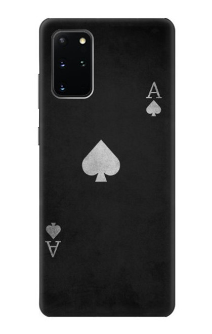 W3152 Noir Ace of Spade Etui Coque Housse et Flip Housse Cuir pour Samsung Galaxy S20 Plus, Galaxy S20+