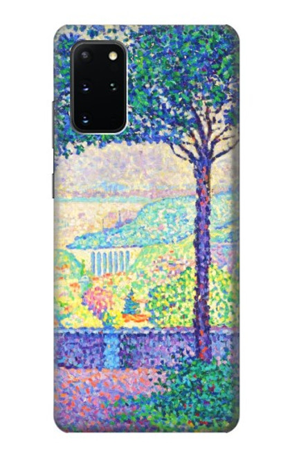 W3349 Paul Signac Terrasse de Meudon Etui Coque Housse et Flip Housse Cuir pour Samsung Galaxy S20 Plus, Galaxy S20+