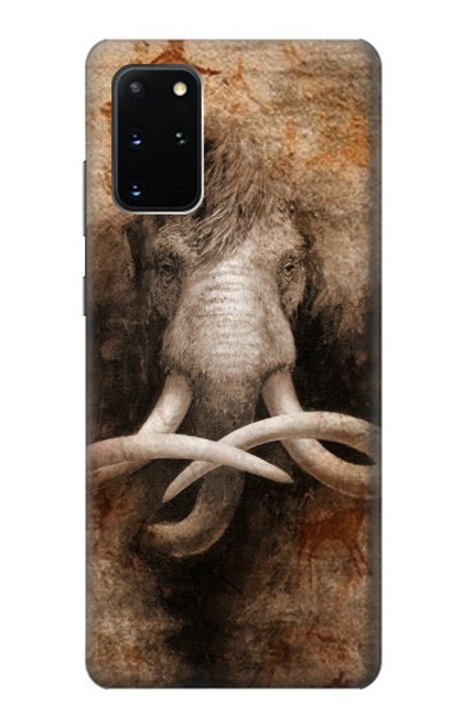 W3427 Mammoth Ancient Art la Grotte Etui Coque Housse et Flip Housse Cuir pour Samsung Galaxy S20 Plus, Galaxy S20+