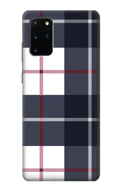 W3452 Plaid en tissu Etui Coque Housse et Flip Housse Cuir pour Samsung Galaxy S20 Plus, Galaxy S20+