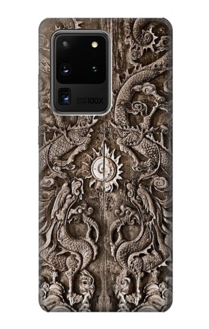 W3395 dragon Porte Etui Coque Housse et Flip Housse Cuir pour Samsung Galaxy S20 Ultra