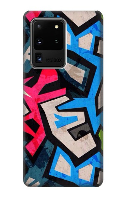 W3445 Art Graffiti rue Etui Coque Housse et Flip Housse Cuir pour Samsung Galaxy S20 Ultra