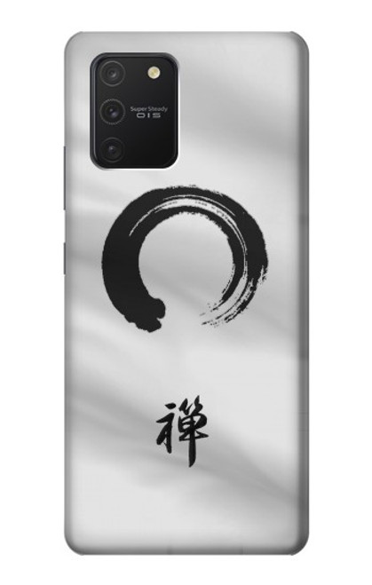 W2398 Bouddhisme Zen Symbole Etui Coque Housse et Flip Housse Cuir pour Samsung Galaxy S10 Lite