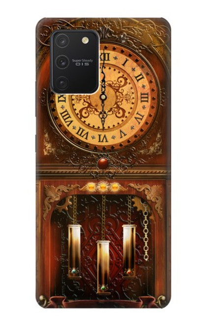 W3174 Horloge Grand-père Etui Coque Housse et Flip Housse Cuir pour Samsung Galaxy S10 Lite