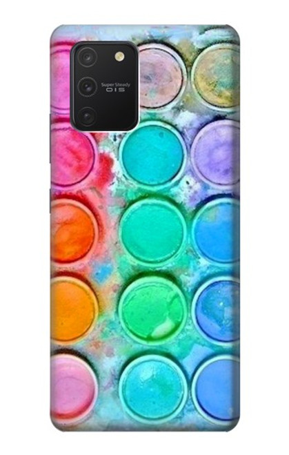 W3235 Mélange aquarelle Etui Coque Housse et Flip Housse Cuir pour Samsung Galaxy S10 Lite