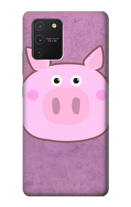 W3269 Porc Dessin animé Etui Coque Housse et Flip Housse Cuir pour Samsung Galaxy S10 Lite