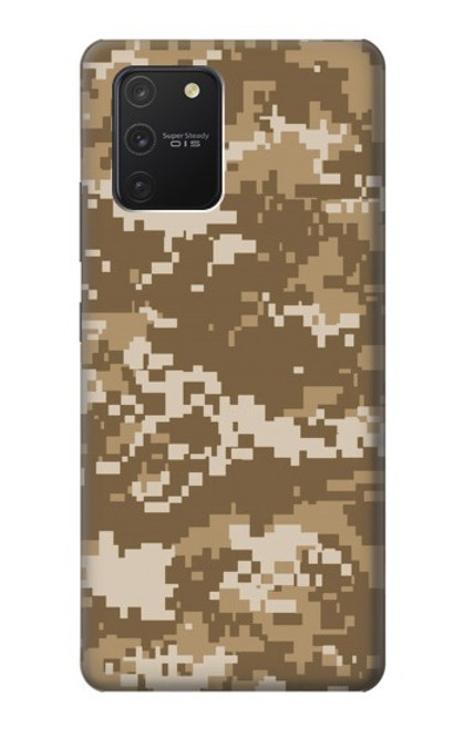 W3294 Armée Tan Coyote Camo Désert Camouflage Etui Coque Housse et Flip Housse Cuir pour Samsung Galaxy S10 Lite