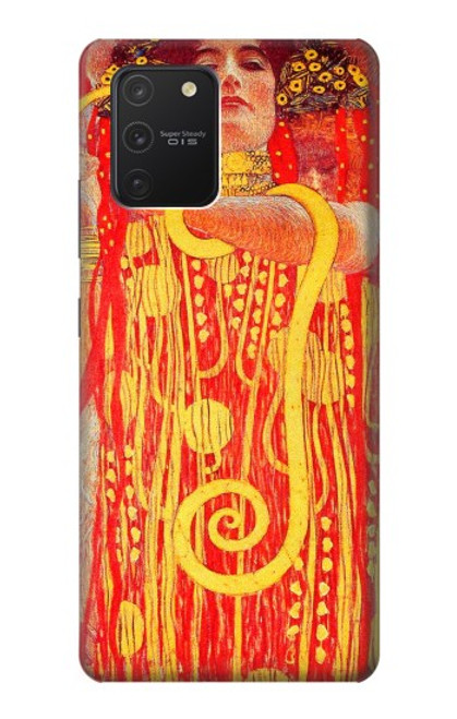 W3352 Gustav Klimt Médecine Etui Coque Housse et Flip Housse Cuir pour Samsung Galaxy S10 Lite