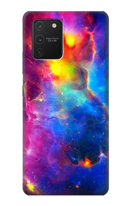 W3371 Ciel de nébuleuse Etui Coque Housse et Flip Housse Cuir pour Samsung Galaxy S10 Lite