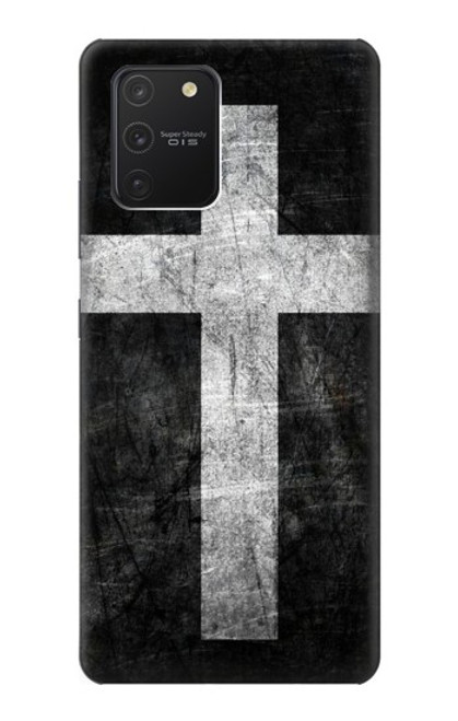 W3491 Croix chrétienne Etui Coque Housse et Flip Housse Cuir pour Samsung Galaxy S10 Lite