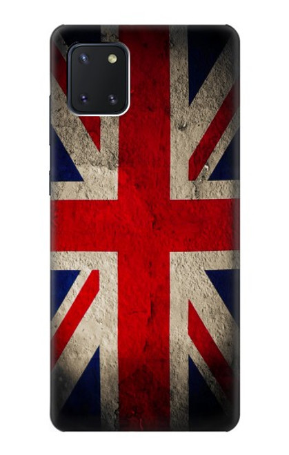 W2894 Drapeau britannique millésimé Etui Coque Housse et Flip Housse Cuir pour Samsung Galaxy Note10 Lite