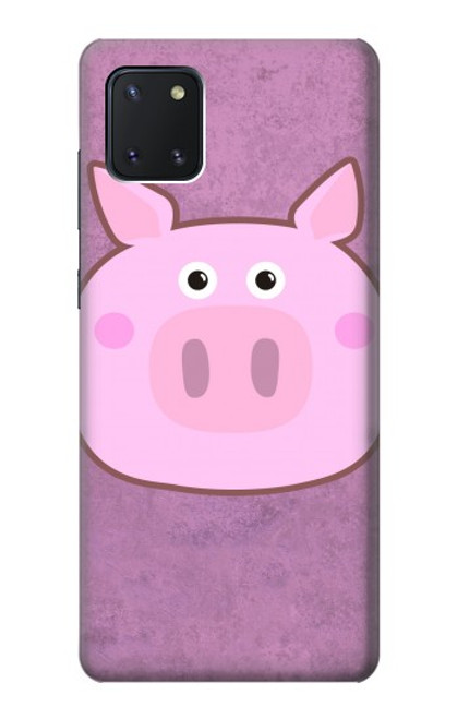 W3269 Porc Dessin animé Etui Coque Housse et Flip Housse Cuir pour Samsung Galaxy Note10 Lite