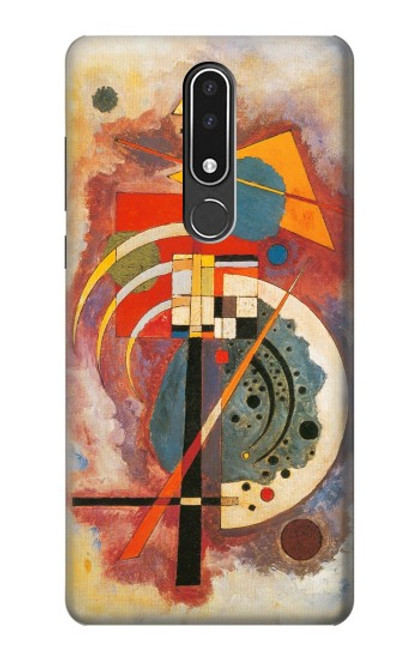 W3337 Wassily Kandinsky Hommage a Grohmann Etui Coque Housse et Flip Housse Cuir pour Nokia 3.1 plus