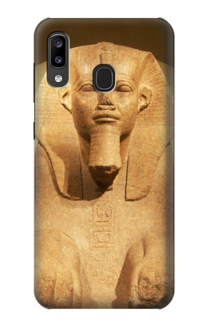 W1973 Sphinx égyptien Etui Coque Housse et Flip Housse Cuir pour Samsung Galaxy A20, Galaxy A30