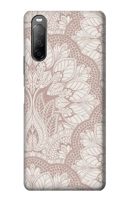 W3580 Mandal Art ligne Etui Coque Housse et Flip Housse Cuir pour Sony Xperia 10 II