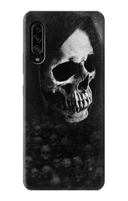 W3333 Crâne mort Faucheuse Etui Coque Housse et Flip Housse Cuir pour Samsung Galaxy A90 5G