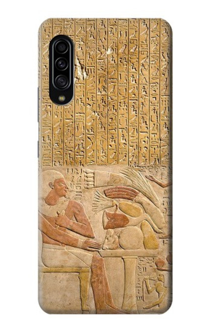 W3398 Egypte Stela Montouhotep Etui Coque Housse et Flip Housse Cuir pour Samsung Galaxy A90 5G