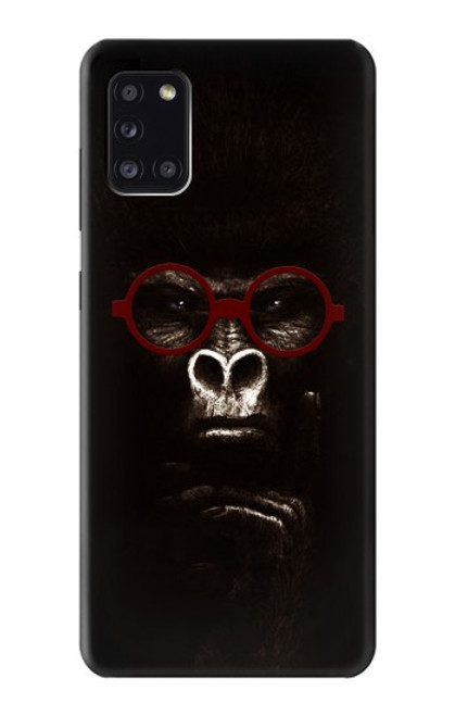 W3529 penser Gorilla Etui Coque Housse et Flip Housse Cuir pour Samsung Galaxy A31