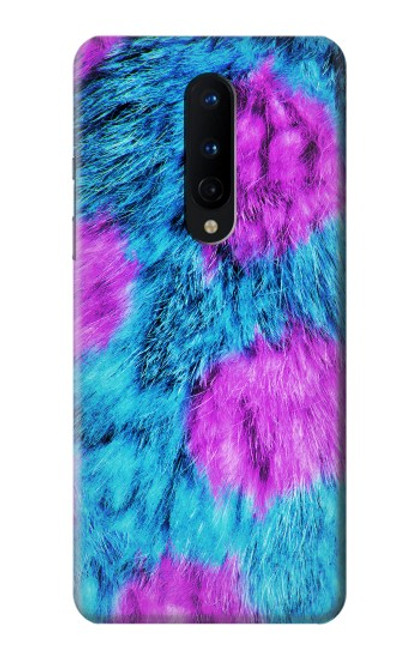 W2757 Monstre de fourrure Motif graphique Peau Etui Coque Housse et Flip Housse Cuir pour OnePlus 8