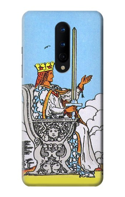 W3068 Carte de tarot Reine des épées Etui Coque Housse et Flip Housse Cuir pour OnePlus 8