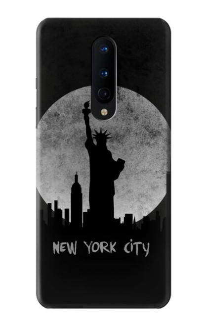 W3097 La ville de New York Etui Coque Housse et Flip Housse Cuir pour OnePlus 8