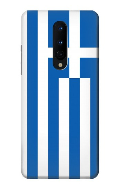 W3102 Drapeau de la Grèce Etui Coque Housse et Flip Housse Cuir pour OnePlus 8