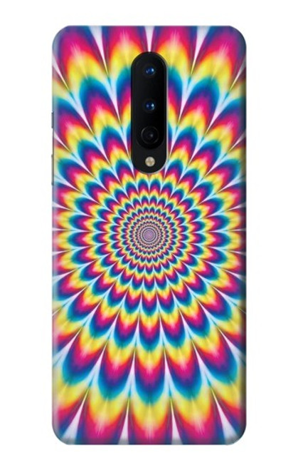 W3162 psychédélique coloré Etui Coque Housse et Flip Housse Cuir pour OnePlus 8