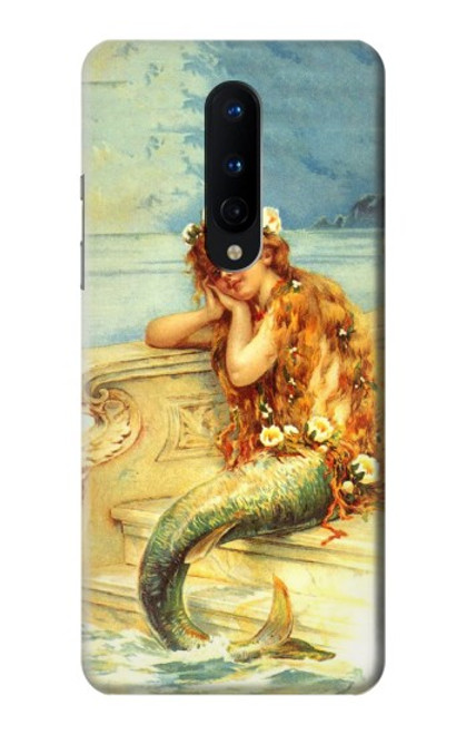 W3184 Peinture Petite Sirène Etui Coque Housse et Flip Housse Cuir pour OnePlus 8