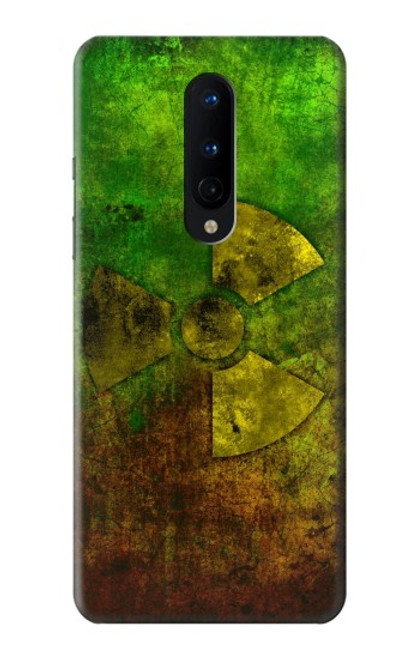 W3202 Symbole de danger radioactif nucléaire Etui Coque Housse et Flip Housse Cuir pour OnePlus 8