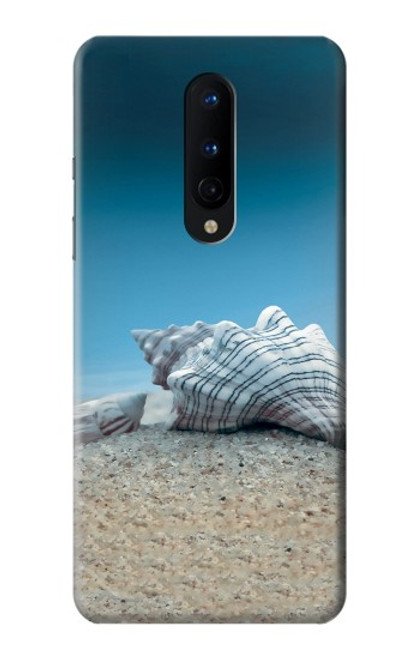 W3213 Coquilles de mer sous la mer Etui Coque Housse et Flip Housse Cuir pour OnePlus 8