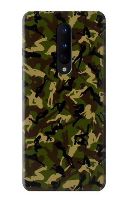 W3356 Camo camouflage de fille Etui Coque Housse et Flip Housse Cuir pour OnePlus 8