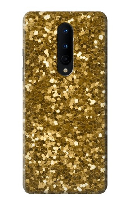 W3388 Imprimer or Glitter Graphic Etui Coque Housse et Flip Housse Cuir pour OnePlus 8