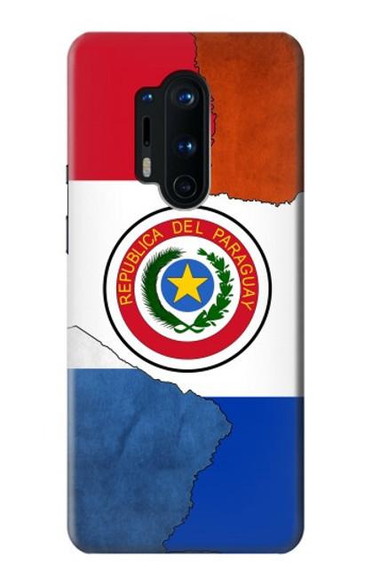 W3017 Paraguay Drapeau Etui Coque Housse et Flip Housse Cuir pour OnePlus 8 Pro