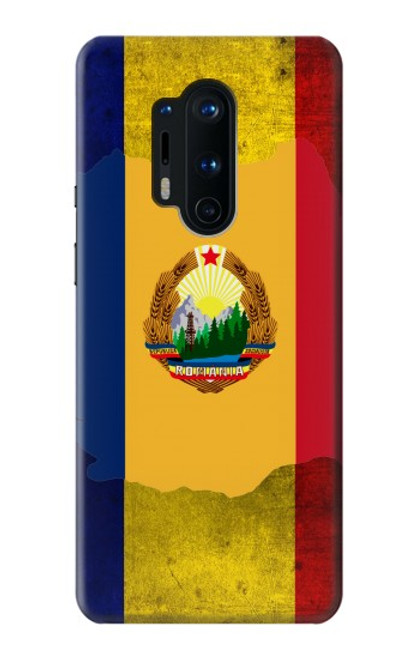 W3021 Roumanie Drapeau Etui Coque Housse et Flip Housse Cuir pour OnePlus 8 Pro