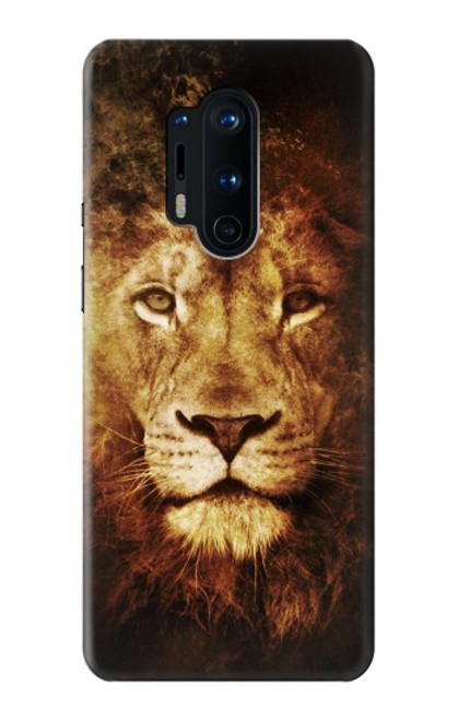 W3182 Lion Etui Coque Housse et Flip Housse Cuir pour OnePlus 8 Pro