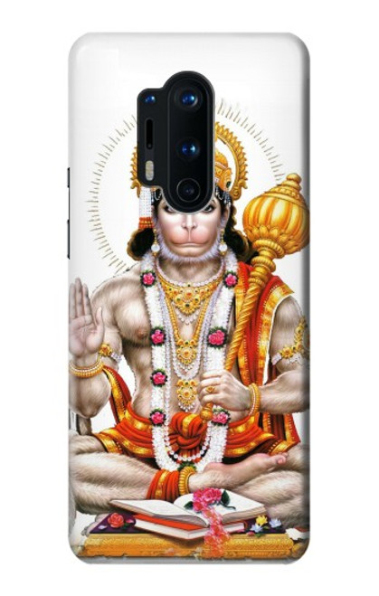 W3186 Hanuman Chalisa Hindi Hindu Etui Coque Housse et Flip Housse Cuir pour OnePlus 8 Pro