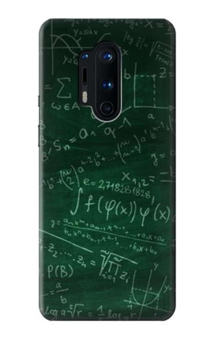 W3190 Formule Math Vertboard Etui Coque Housse et Flip Housse Cuir pour OnePlus 8 Pro