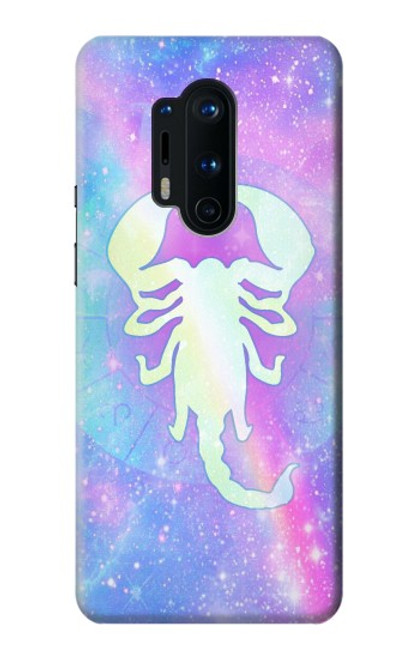 W3267 Zodiaque Scorpion Etui Coque Housse et Flip Housse Cuir pour OnePlus 8 Pro