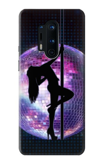 W3284 Disco Pole Fille Danse Etui Coque Housse et Flip Housse Cuir pour OnePlus 8 Pro