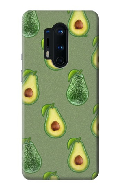 W3285 Motif d'avocat Etui Coque Housse et Flip Housse Cuir pour OnePlus 8 Pro