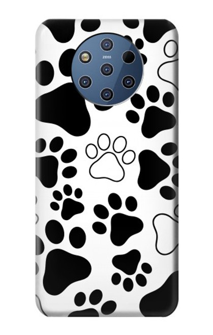 W2904 Chien d'impression de patte Etui Coque Housse et Flip Housse Cuir pour Nokia 9 PureView