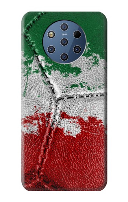 W3318 Italie Drapeau graphique Football Millésime Etui Coque Housse et Flip Housse Cuir pour Nokia 9 PureView