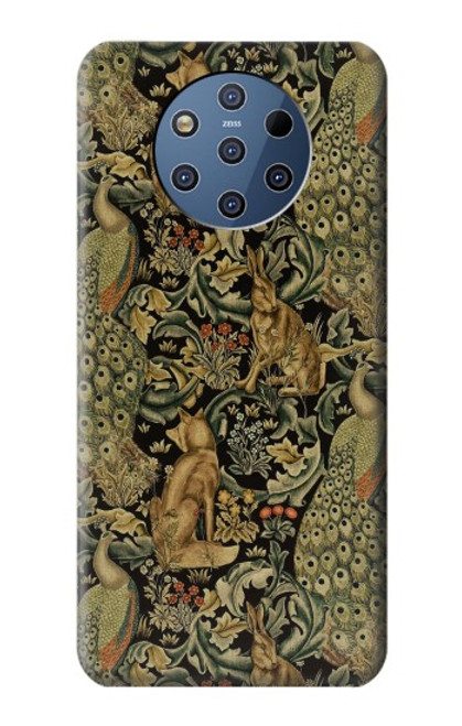 W3661 William Morris Forest Velvet Etui Coque Housse et Flip Housse Cuir pour Nokia 9 PureView