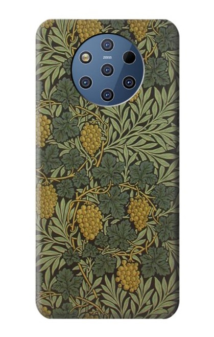 W3662 William Morris Vine Pattern Etui Coque Housse et Flip Housse Cuir pour Nokia 9 PureView