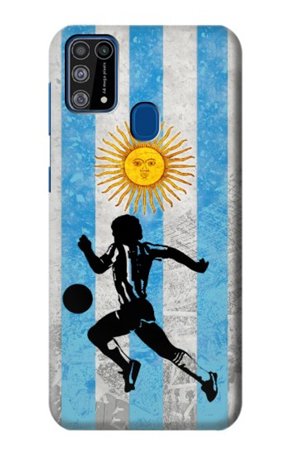 W2977 Argentine Football Football Etui Coque Housse et Flip Housse Cuir pour Samsung Galaxy M31