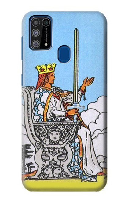 W3068 Carte de tarot Reine des épées Etui Coque Housse et Flip Housse Cuir pour Samsung Galaxy M31