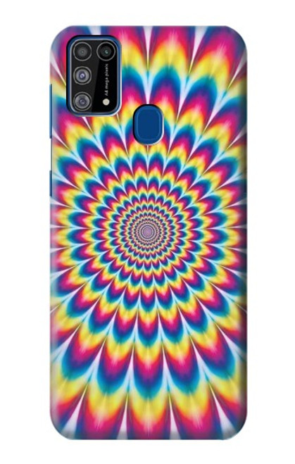 W3162 psychédélique coloré Etui Coque Housse et Flip Housse Cuir pour Samsung Galaxy M31