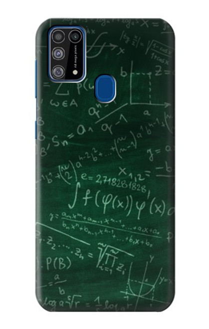 W3190 Formule Math Vertboard Etui Coque Housse et Flip Housse Cuir pour Samsung Galaxy M31